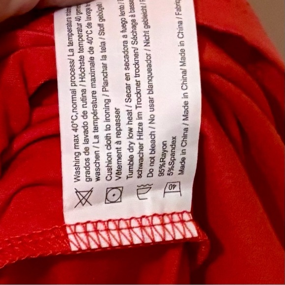 EKOUAER| NWT Red Button-Up Nightgown PJs Sz M Brand NEW - Picture 3 of 5